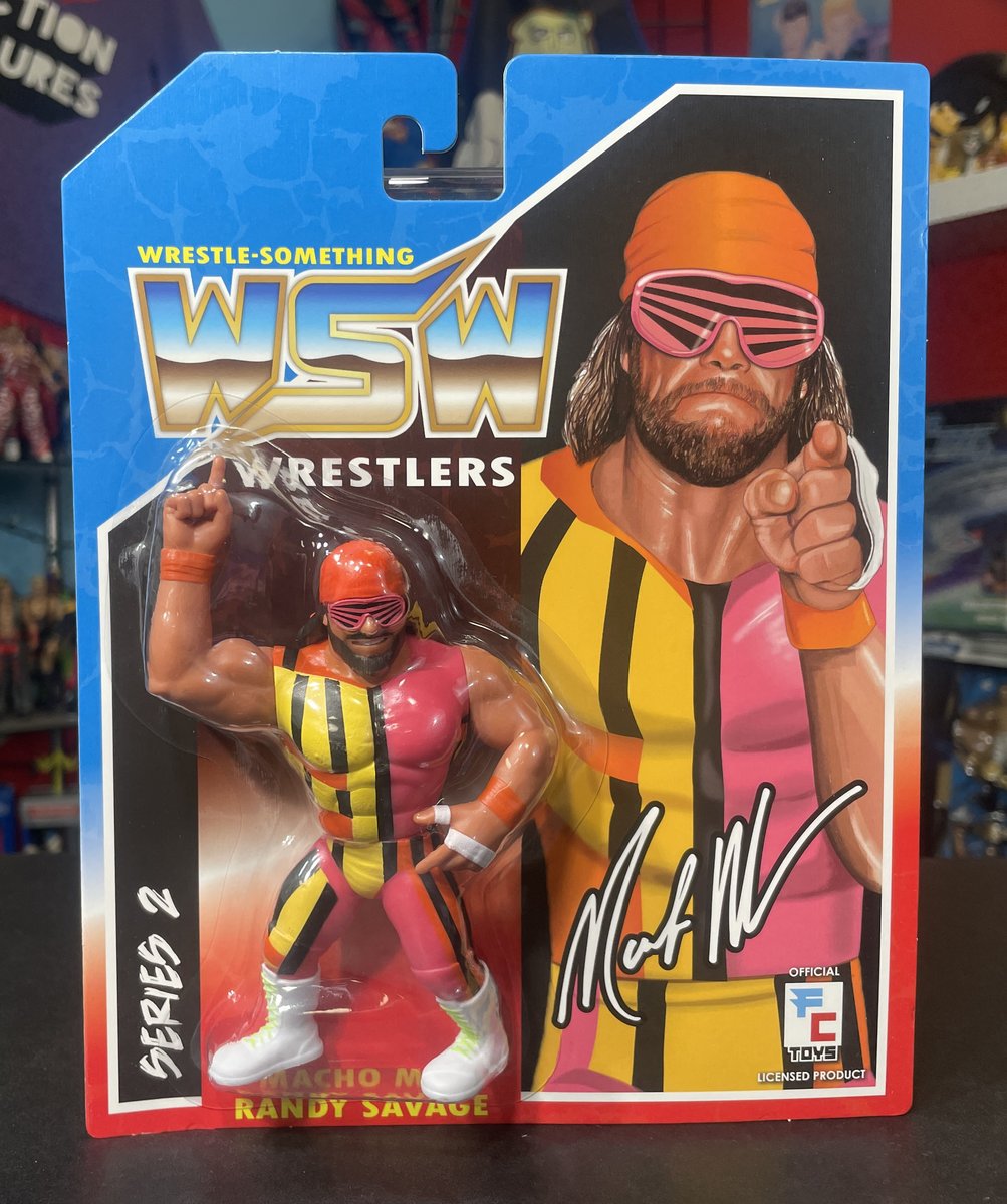IN STOCK: MACHO MAN RANDY SAVAGE WRESTLE-SOMETHING WRESTLERS